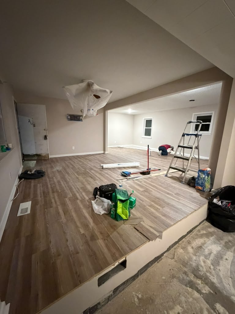 Flooring LVP — Noyola Construction project in Huntsville, AL