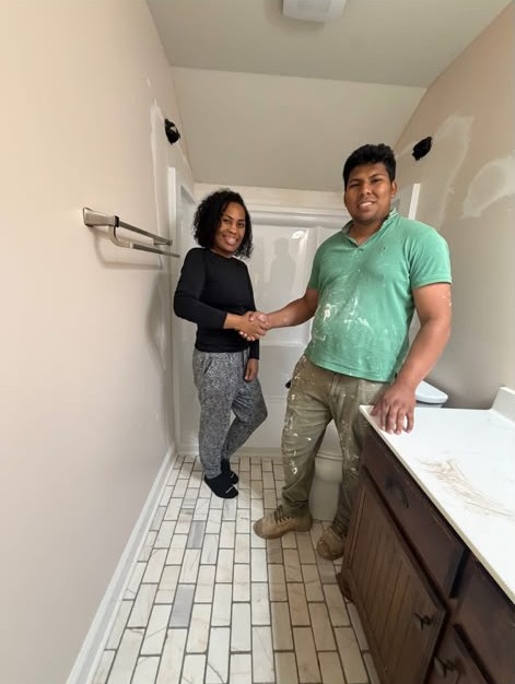 Bathroom Remodel — Happy Customer