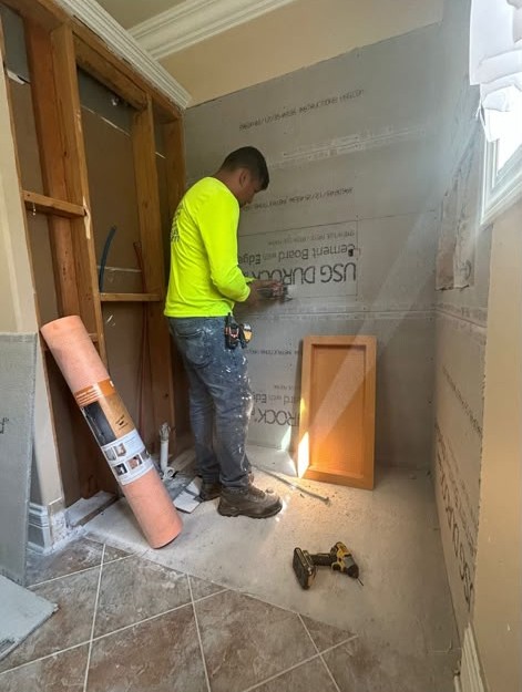 Custom Shower Remodel — before